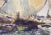John Singer Sargent Melon Boats Spain oil painting artist